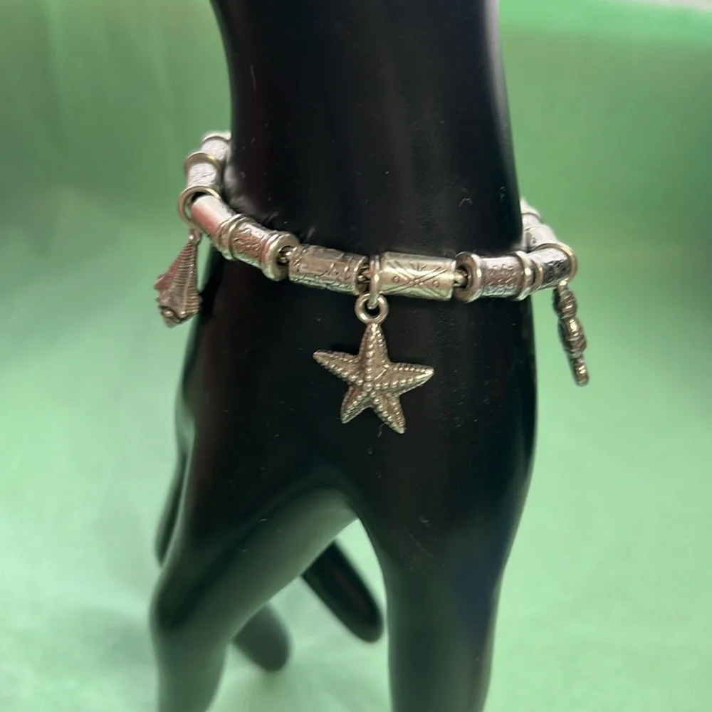 Brighton Under the Sea Barrel Charm Bracelet RETIRED - Picture 2 of 9